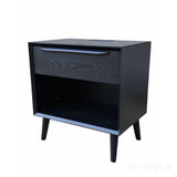 Nightstand With 1 Drawer, Bedside Table, Storage Side Table For Bedroom - Black