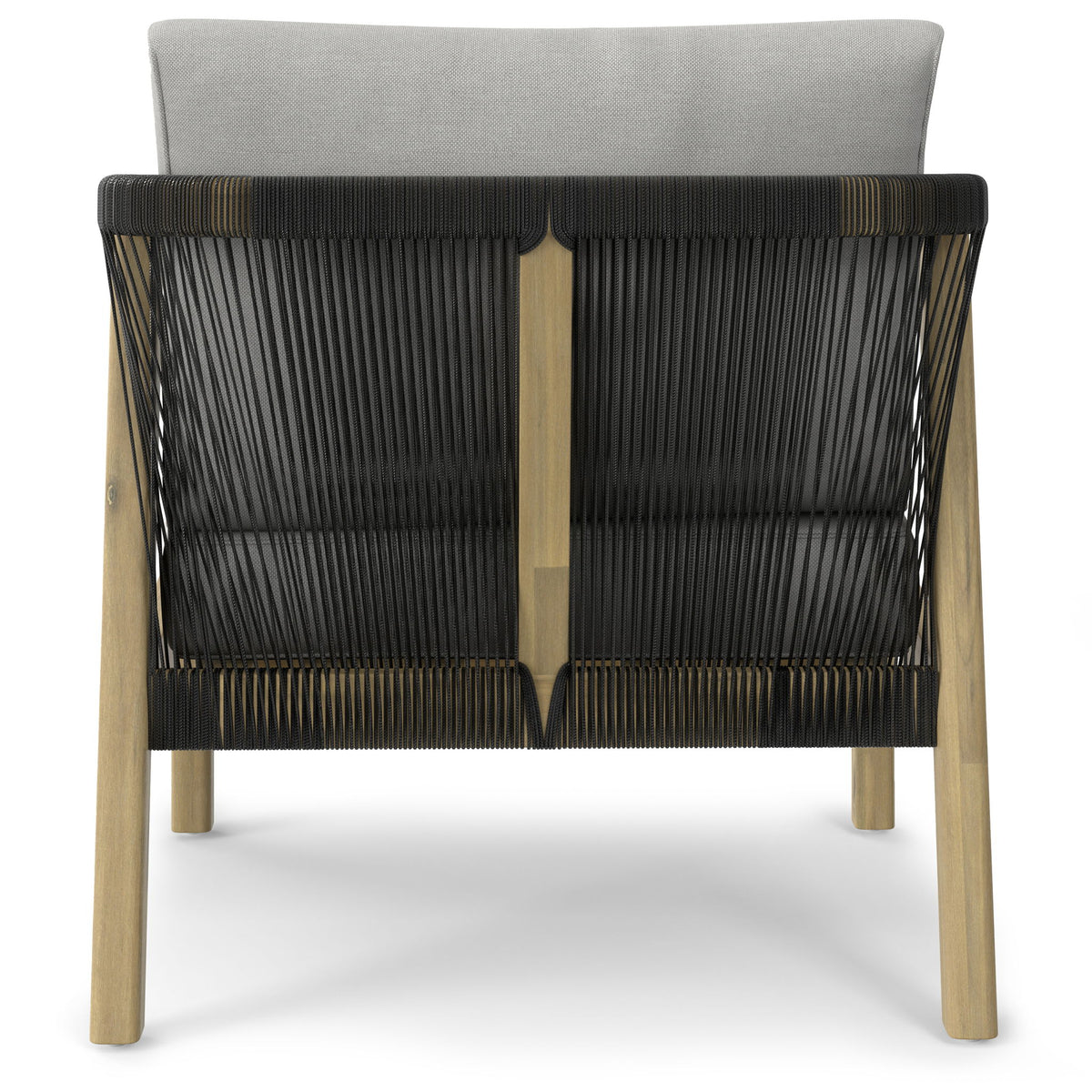Palmetto - Outdoor Conversation Chair (Set of 2) - Silver