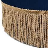 Yolanda - Round Upholstered Accent Ottoman