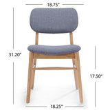Voyager Upholstered Accent Chair With Splayed Legs And Wood Frame (Set of 2)