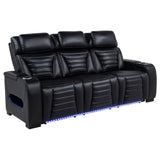 Isadora - Power Reclining Sofa With Dual Independent Recline - Black