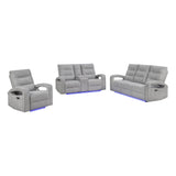 Isolde - Power Reclining Set With LED Lighting