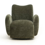 360° Swivel Accent Chair For Living Room - Olive Green