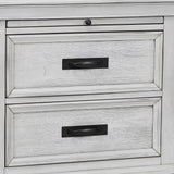 Lockeford - 2 Drawer Nightstand With Pull Out Tray - White