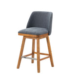 360° Swivel Bar Stool, Counter Height Kitchen Island Chair