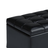Sienna - Upholstered Storage Ottoman Bench