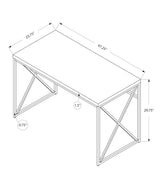 Computer Desk For Home Office, Laptop, Glossy Contemporary & Modern