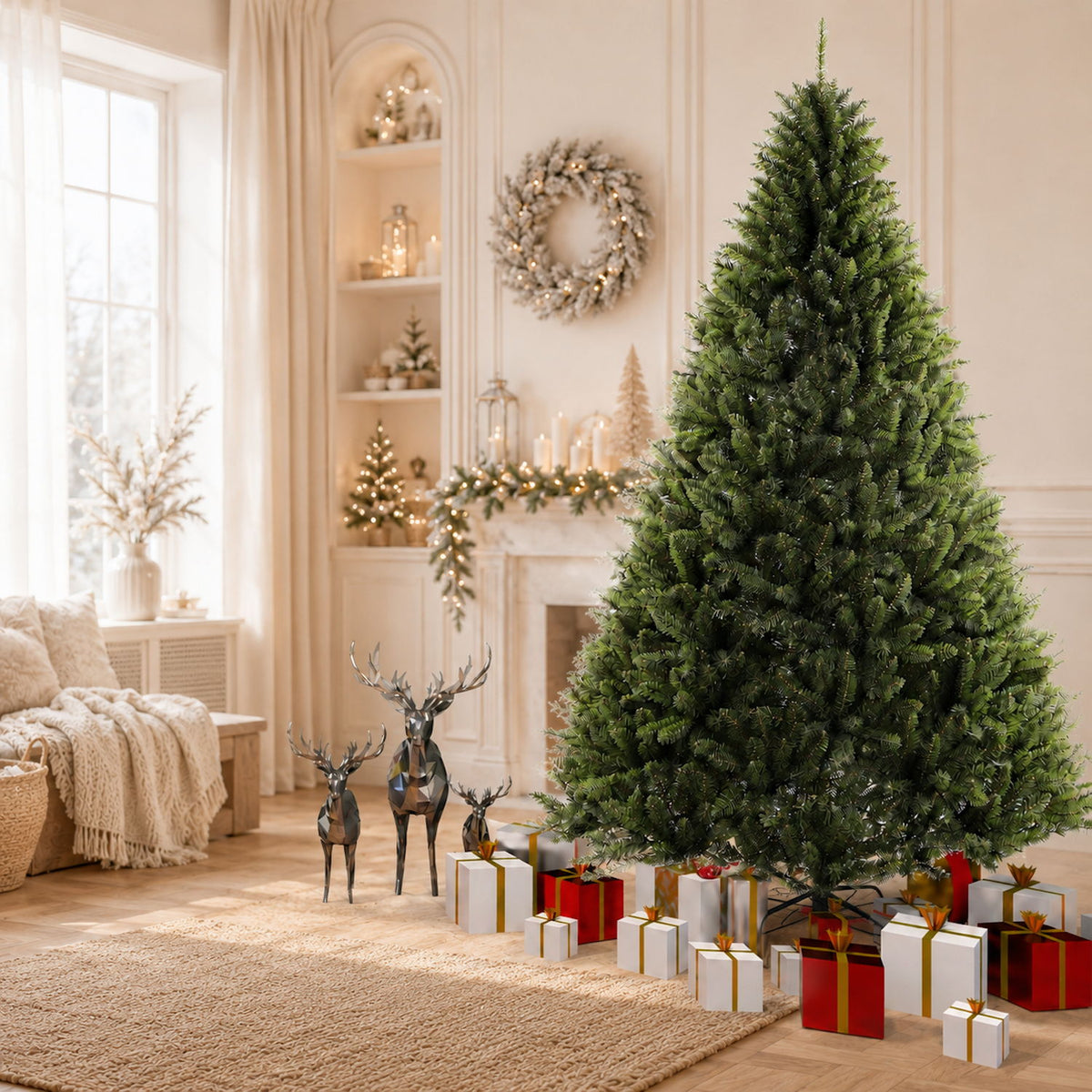 Artificial Christmas Tree With Branch Tips