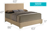 Elegant Platform Bed For Relaxed Spaces