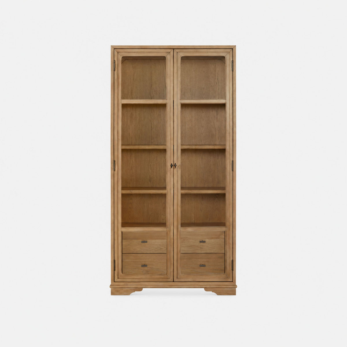 Tall Display Cabinet With Glass Doors