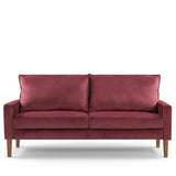 Upholstered Loveseat Sofa, 2 Seater Couch For Living Room Apartment