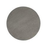 Modern Outdoor Lightweight Concrete Side Table With Hourglass Design - Light Gray