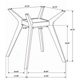 Flynn - 5 Piece Counter Height Dining Set