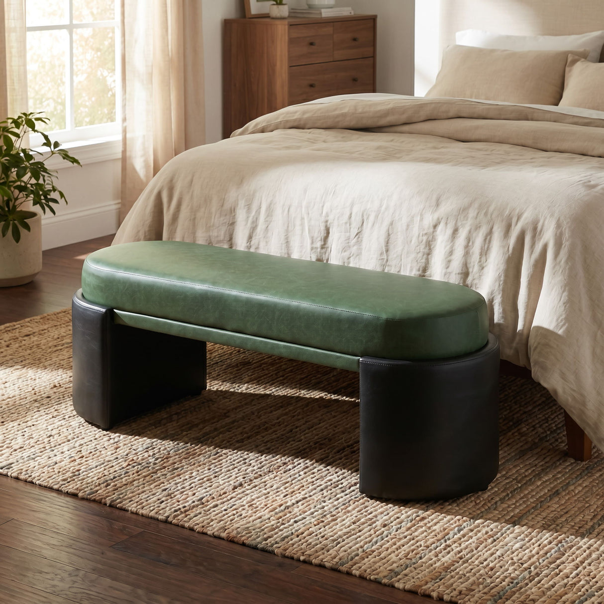 Upholstered Indoor Dining Bench