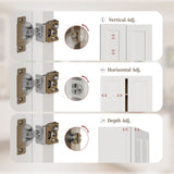 Shaker Base Cabinet With Soft-Close Drawer & Double Doors, Adjustable Shelf