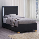 Jeremiah - LED Panel Bed With Touch Controlled Lighting