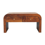 Darcy - Coffee Table, 2 Drawer - Chestnut