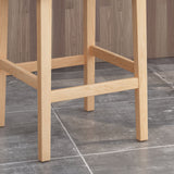 Vienna - Contemporary Fabric Tufted & Wingback Counter Stools (Set of 2)