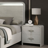 Aria - 2 Drawer Nightstand - Beige