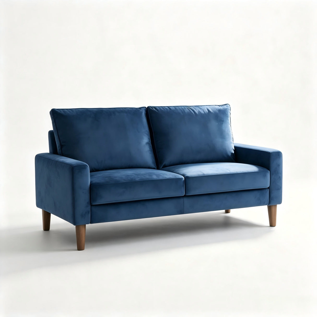 Upholstered Loveseat Sofa, 2 Seater Couch For Living Room Apartment