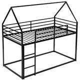 House Bunk Bed With Built In Ladder