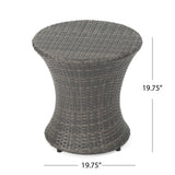 Thrive - Hourglass Rattan Table With No Glass Top