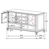 Dennis - 11 Drawer Dresser - Cream White