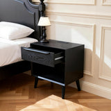 Nightstand With 1 Drawer, Bedside Table, Storage Side Table For Bedroom - Black