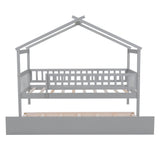 Creativity House Bed With Twin Size Trundle