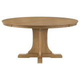 Auburn - Round Dining Table - Natural / Light Brown