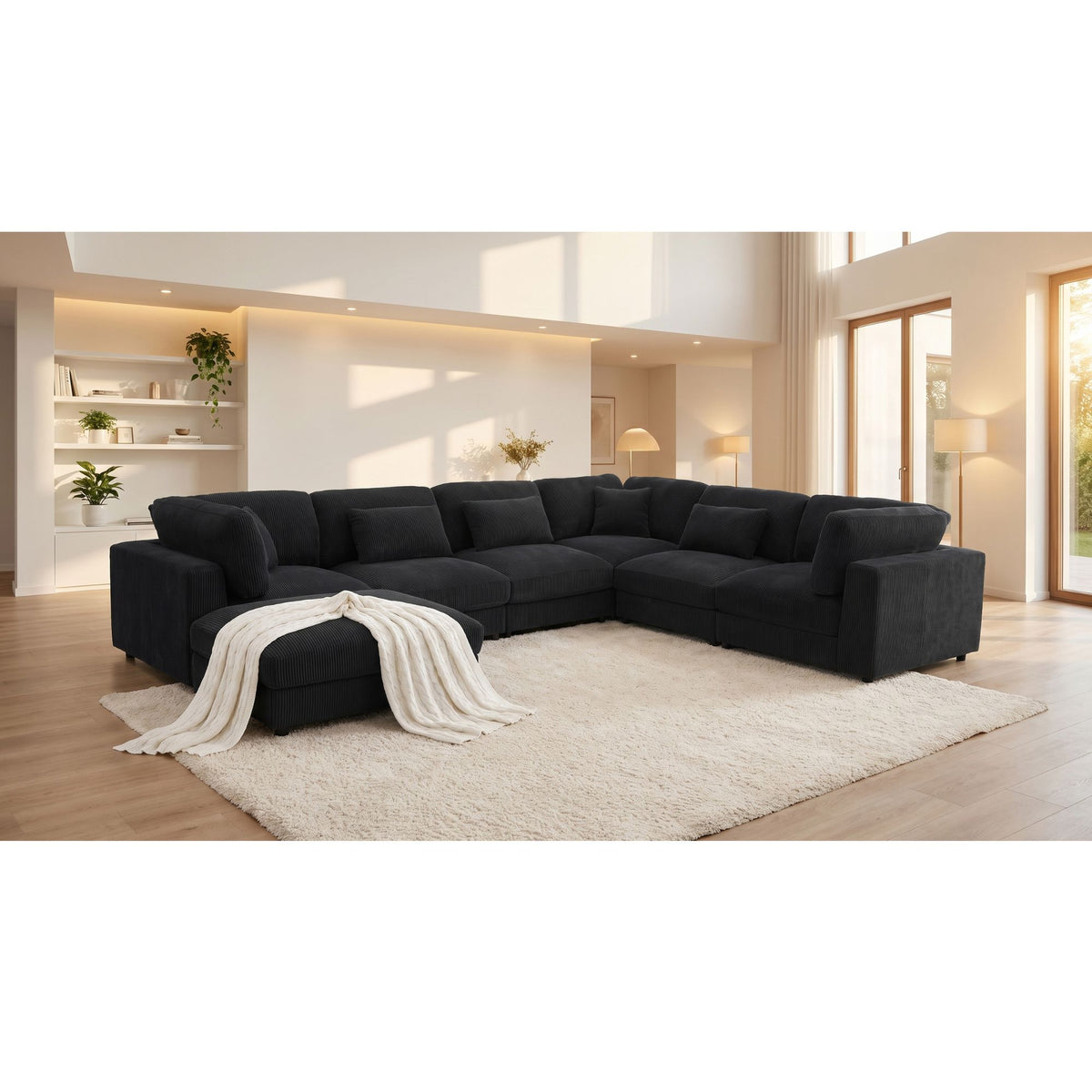 Upholstered Modular Sectional & Custom Configuration