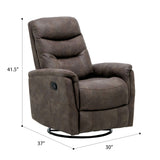 Ergonomic Shape Swivel Gliding Recliner