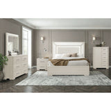 Ciara - Upholstered Mirror - Beige