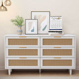 6 Drawer Storage Modern Cabinet For Bedroom