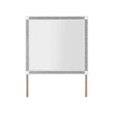 Soulmarie - Mirror, Connects To Dresser - White