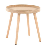 Pebble - Mid-Century Modern Side Table Set - Natural