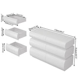 Minimalist Modern 6 Drawer Dresser, Handle Free Design With Wide Storage
