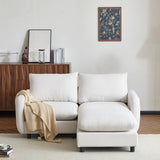 Oversize Modular Free Combination Sectional Sofa Couch With Ottoman For Living Room