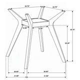 Flynn - 5 Piece Counter Height Dining Set