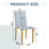 Modern Dining Chairs With Metal Legs