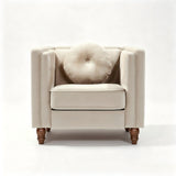 Chesterfield Accent Tufted Square Arm Side Chair