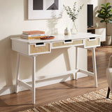 Writing Desk With 3 Drawers For Living Room