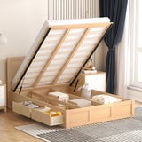 Platform Bed With Underneath Storage And 2 Drawers