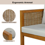 Patio Set Outdoor With Coffee Table And Cushions