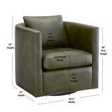 Sutton - Swivel Barrel Chair