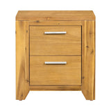 Nightstand - Natural Wood / Brown