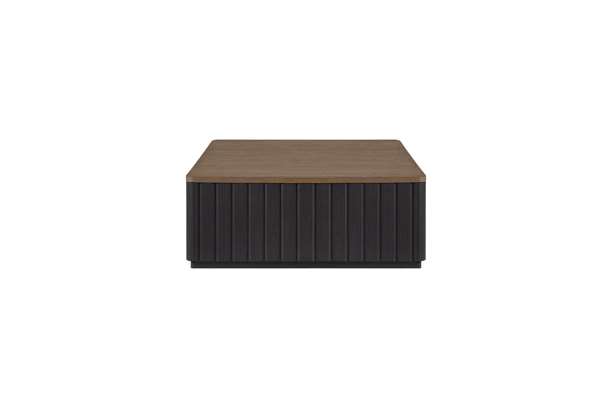 Channel - Cocktail Table With Casters - Black