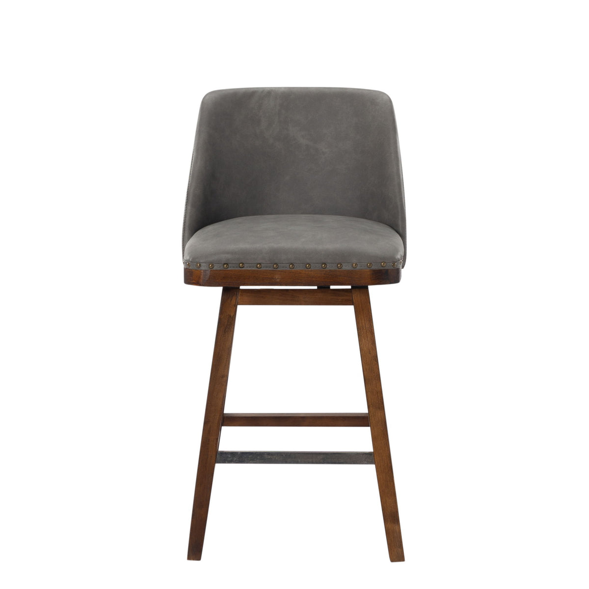 360° Swivel Bar Stool, Counter Height Kitchen Island Chair