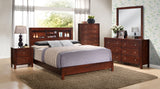 Bed With Transitional Design Stylish