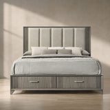 Hugo - Storage Bed With Upholstered Headboard